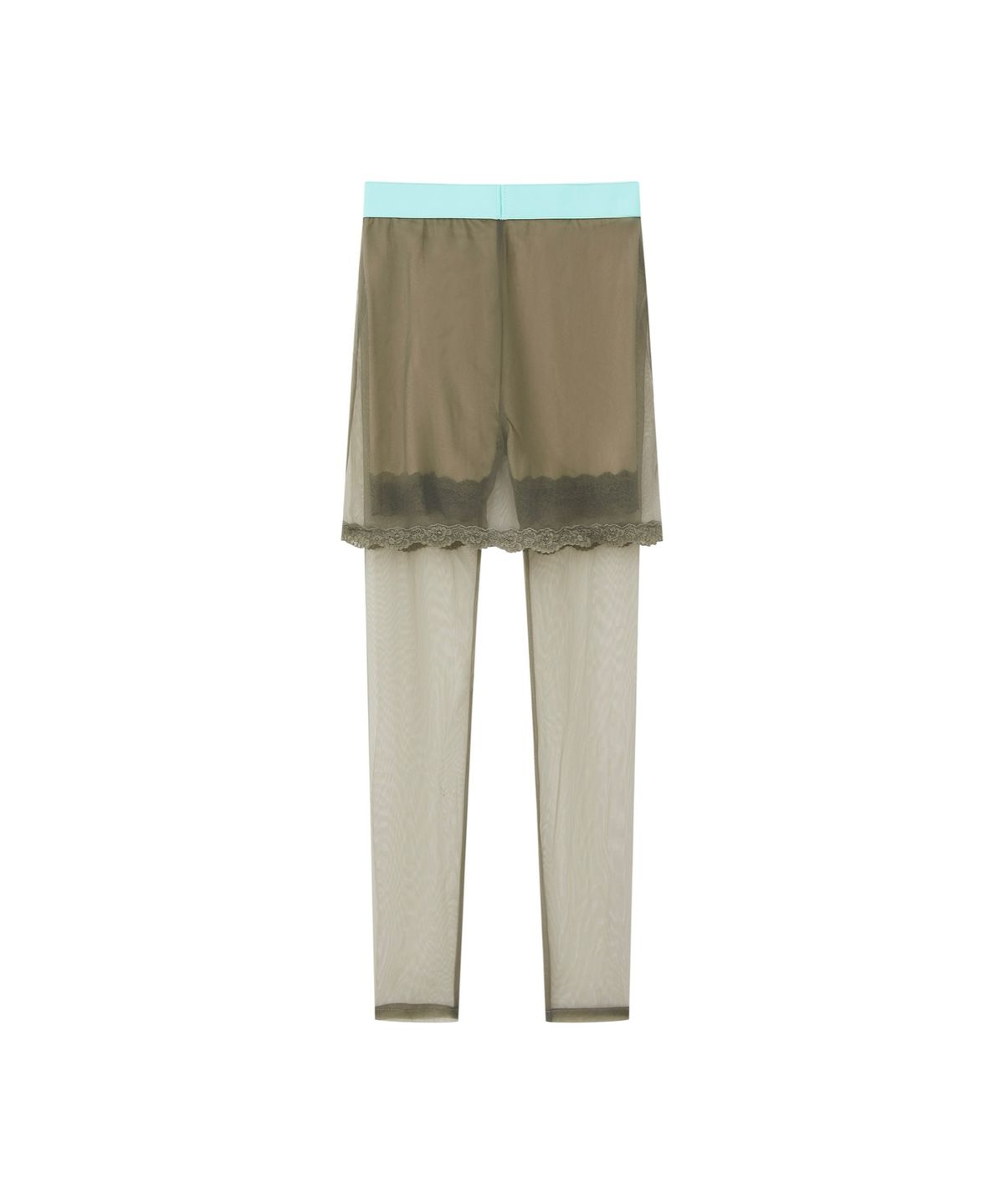 소르베룸(SORVETROOM) Mesh Layer Leggings (Grey)