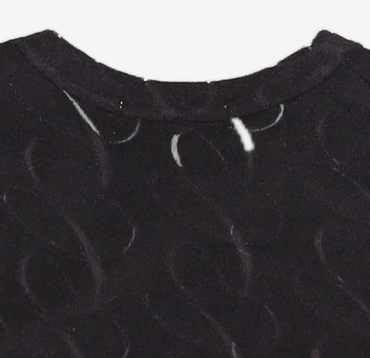큐리티(CURETTY) C BURNOUT BASIC T-SHIRT_BLACK S