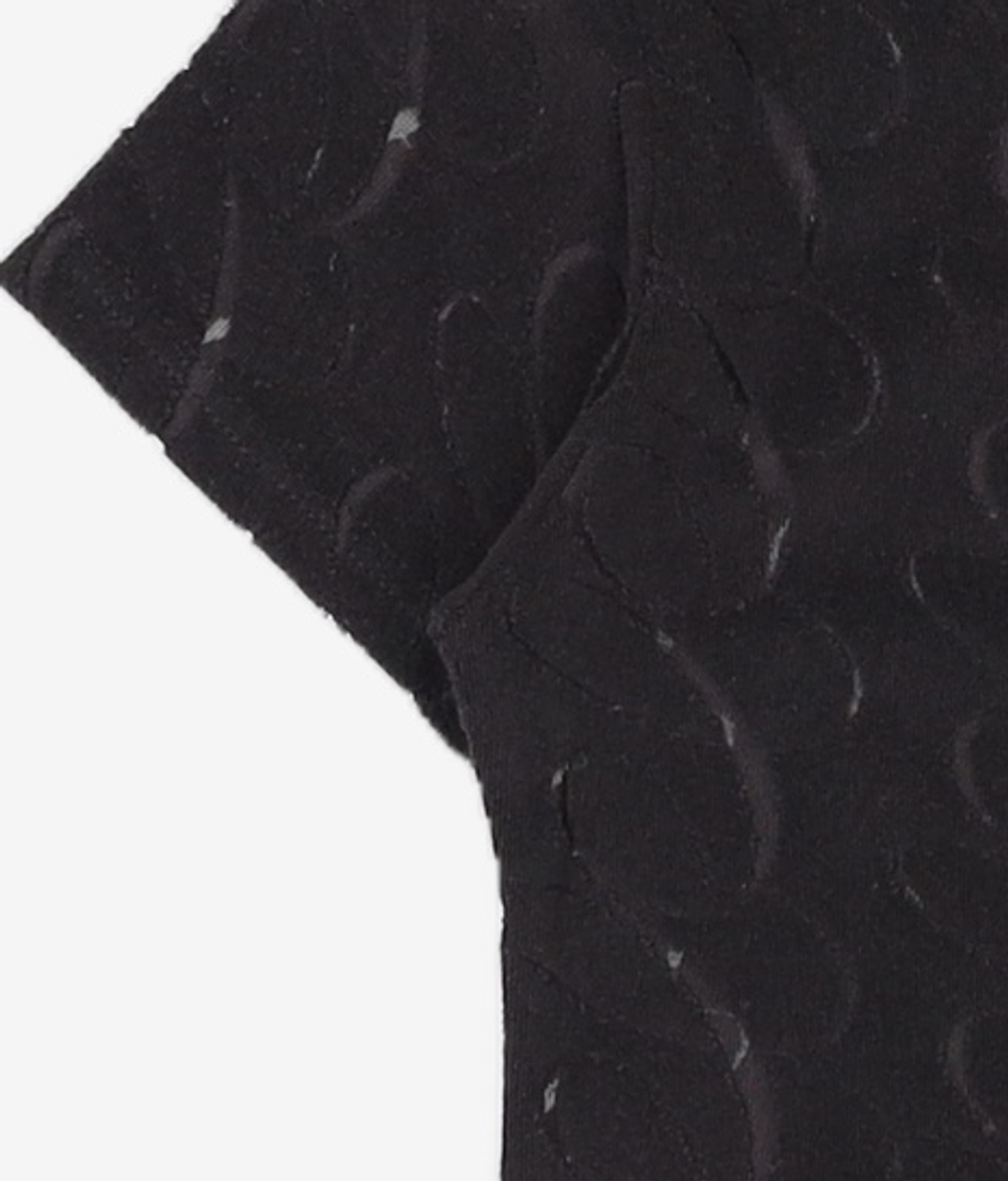 큐리티(CURETTY) C BURNOUT BASIC T-SHIRT_BLACK S