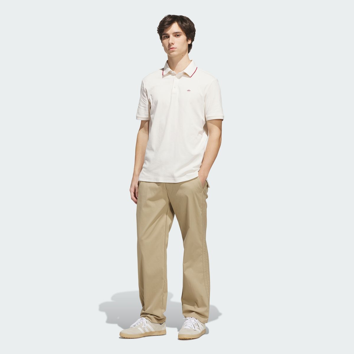아디다스 골프(ADIDAS GOLF) 오리지널스 트위스트니트 트레포일 폴로 셔츠 KS5740