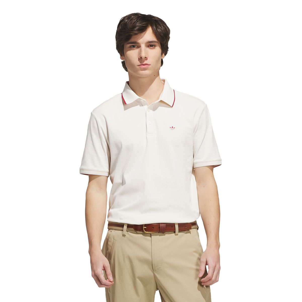 아디다스 골프(ADIDAS GOLF) 오리지널스 트위스트니트 트레포일 폴로 셔츠 KS5740