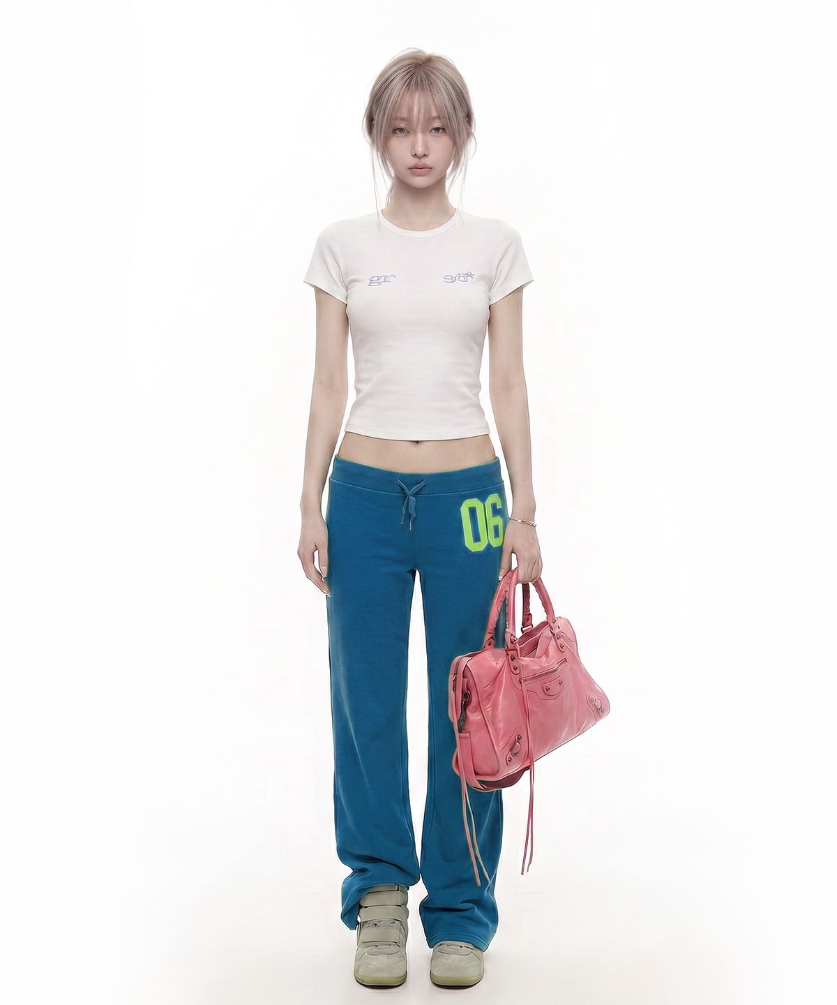 그레이버(GRAVER) [WOMAN]LACE BACK CROSS 반팔티_2color