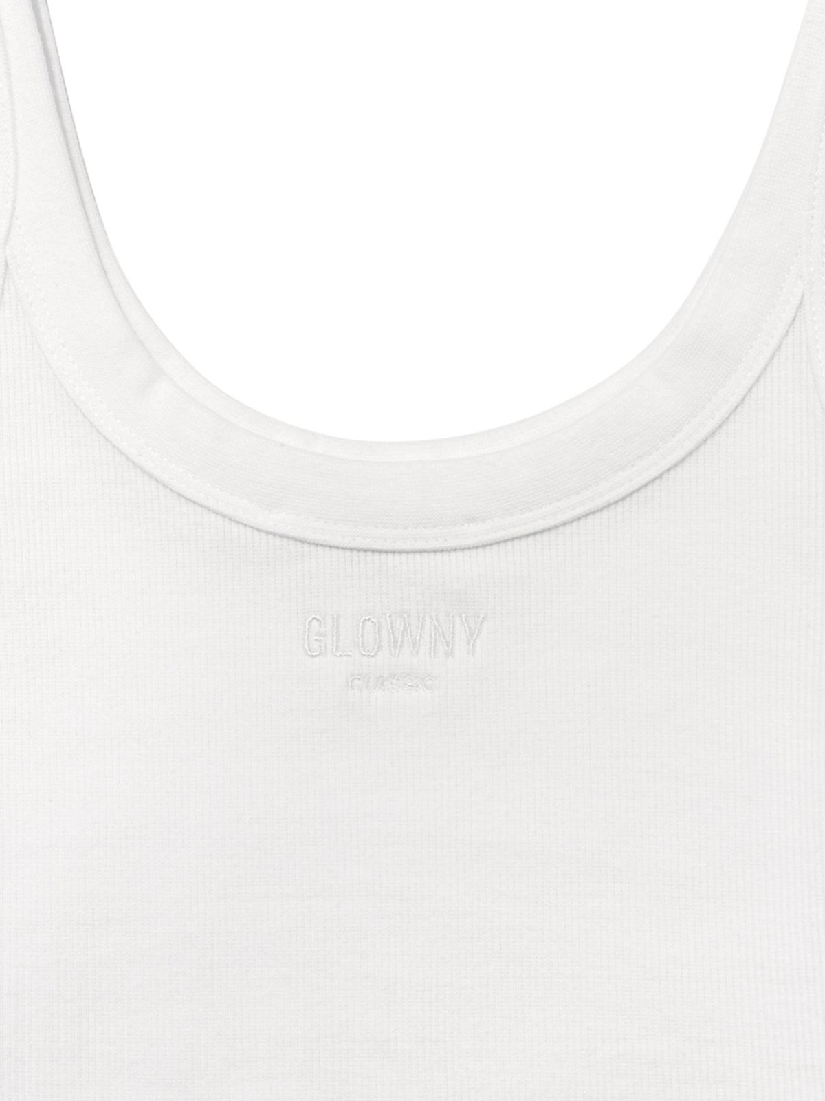 글로니(GLOWNY) G SCOOP NECK BODYSUIT (WHITE)