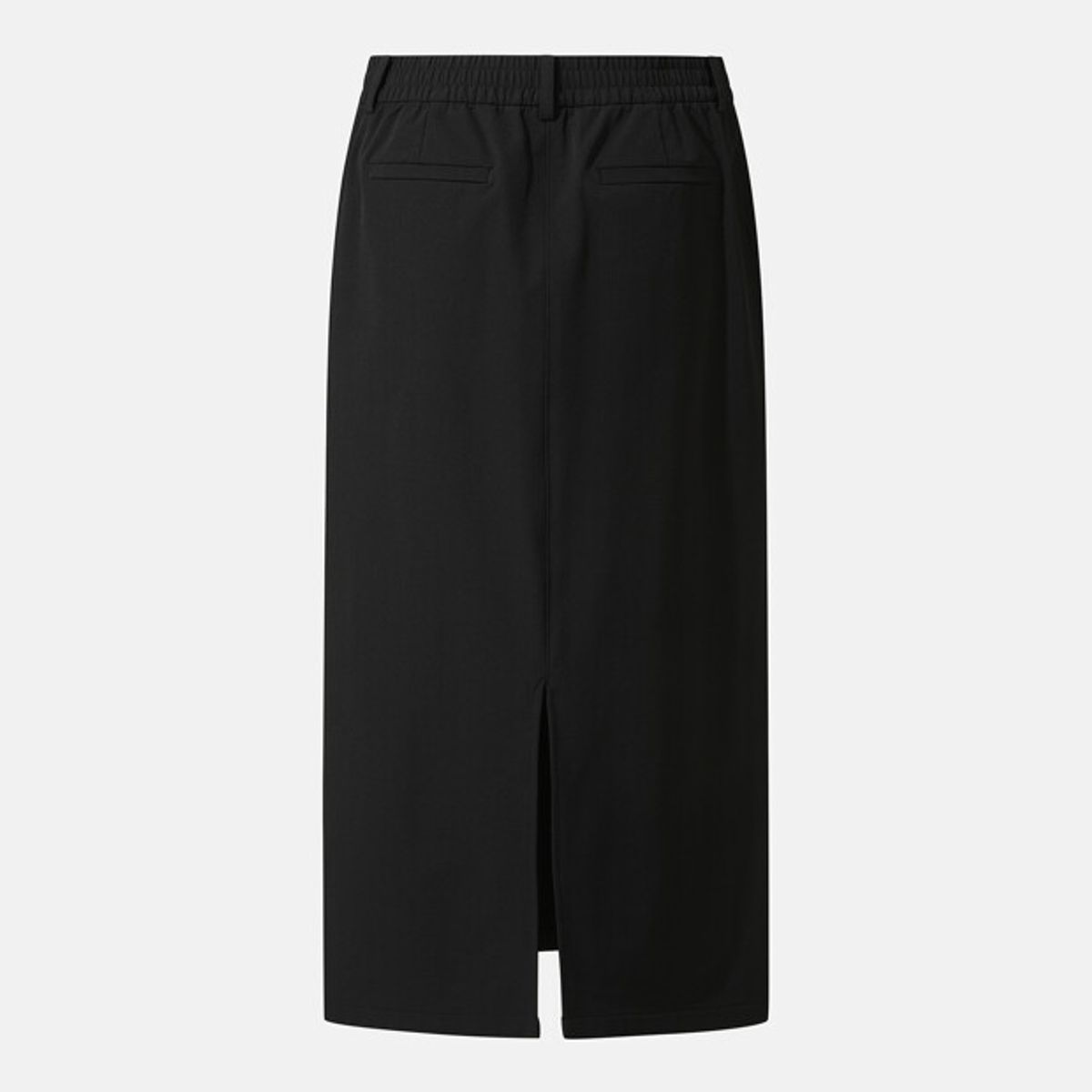 데상트(DESCENTE) 여성 우븐 롱 스커트 블랙 SR322PSK72