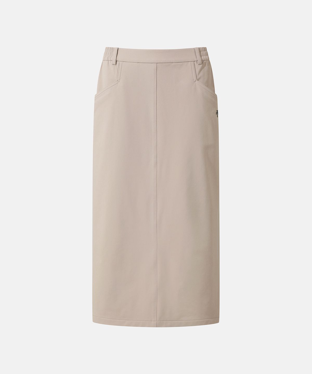 데상트(DESCENTE) 여성 우븐 롱 스커트 브라운 SR322PSK72