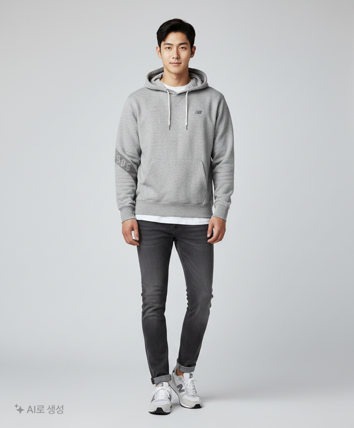 뉴발란스(NEW BALANCE) 후드 티셔츠 110