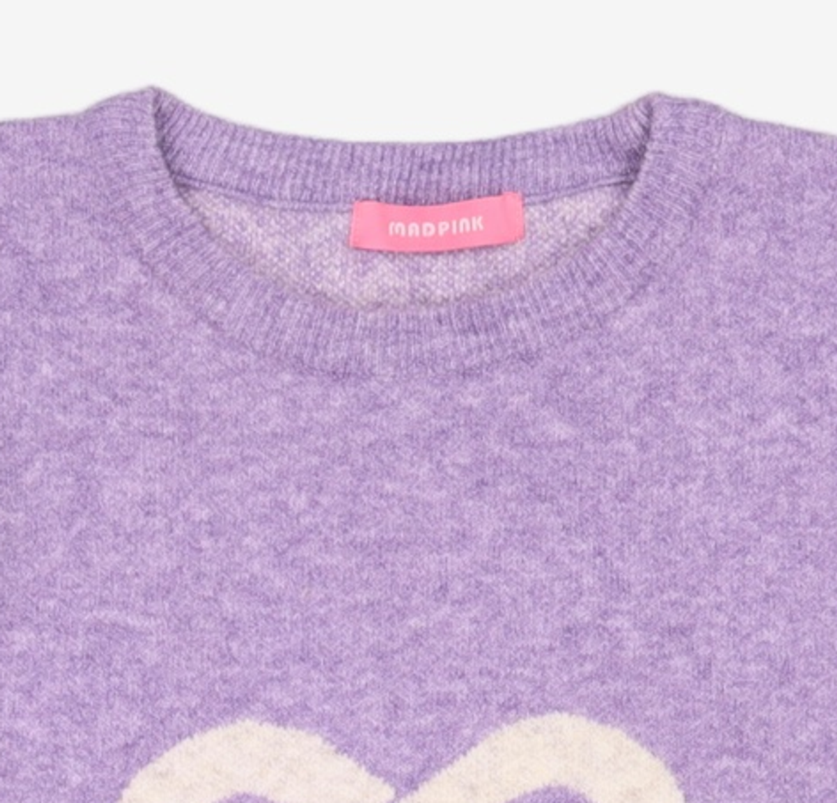 매드핑크(MADPINK) MP SYMBOL LOGO KNIT LAVENDER F