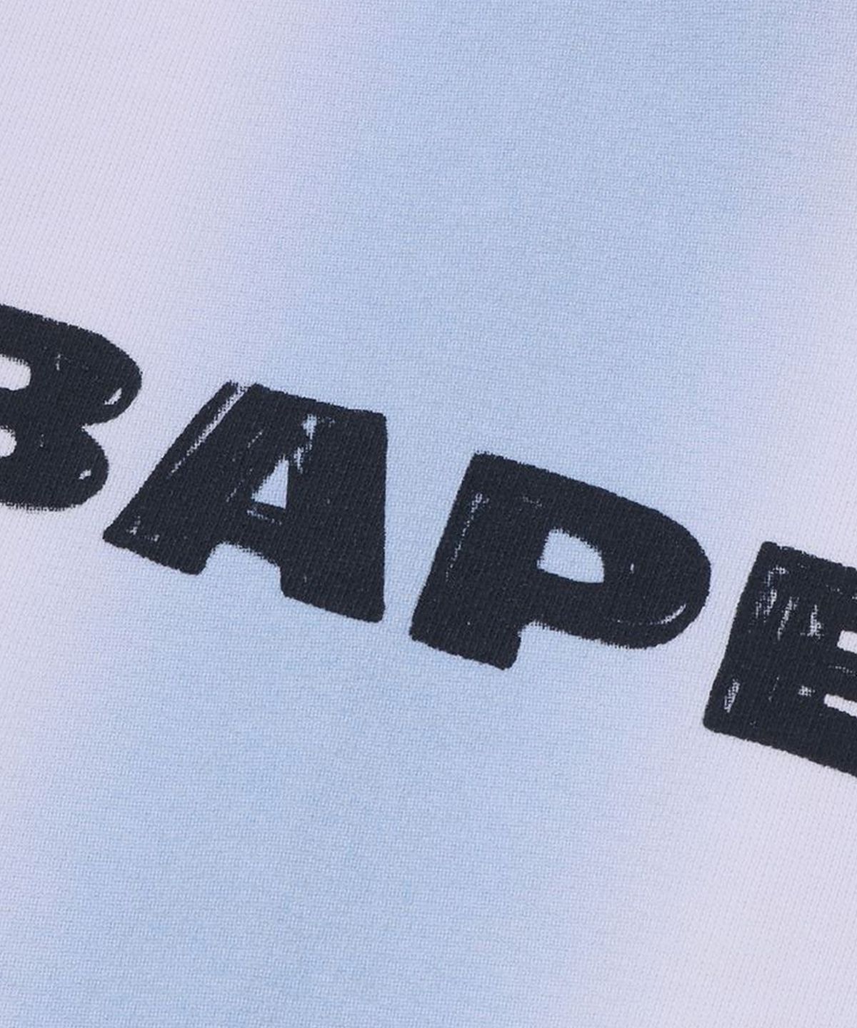베이프(BAPE) 핸드 드로우 풋볼 샤크 릴렉스드 핏 풀 집 후드(M) WHITE