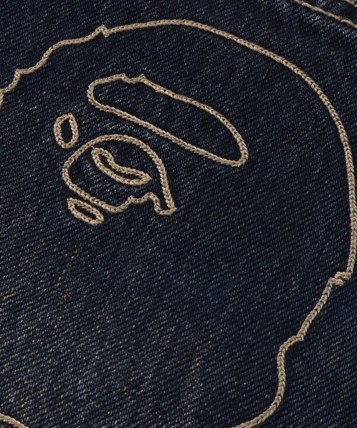 베이프(BAPE) 베이프 스타 패치 13oz 릴렉스드 핏 데님 쇼츠(M) INDIGO