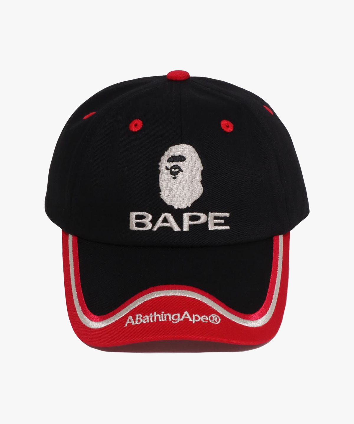 베이프(BAPE) 풋볼 팀 캡 BLACK