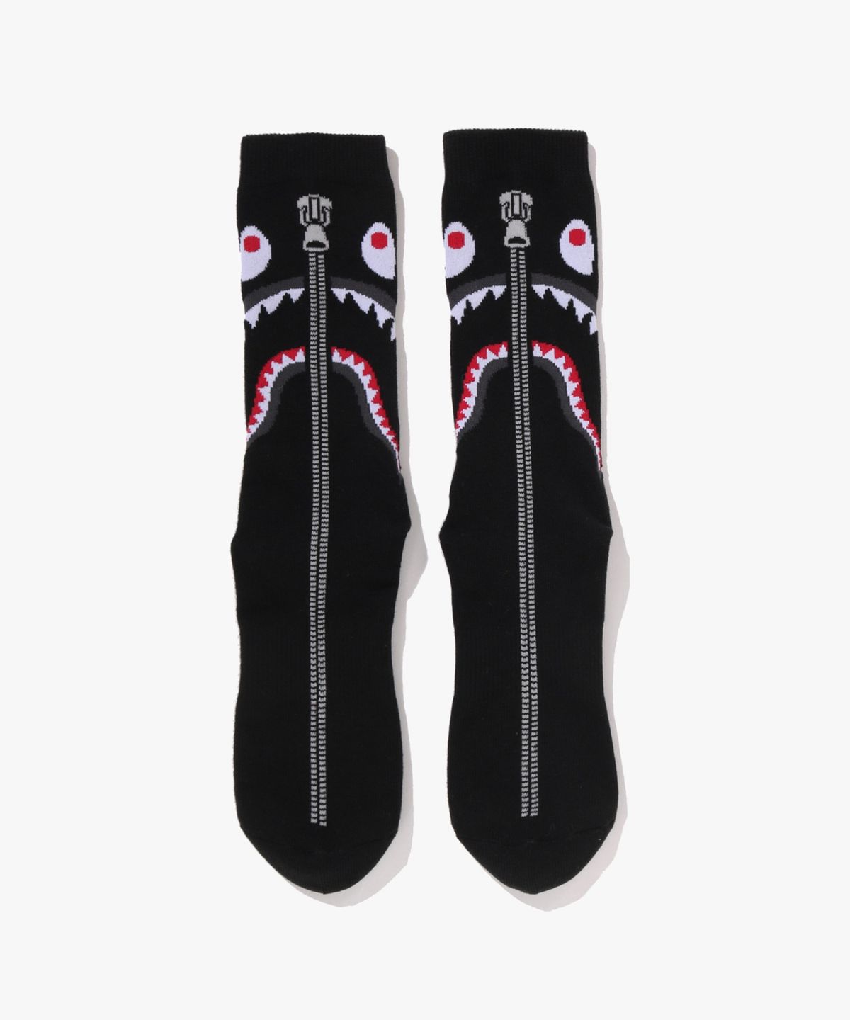 베이프(BAPE) 샤크 자카드 양말(M) BLACK