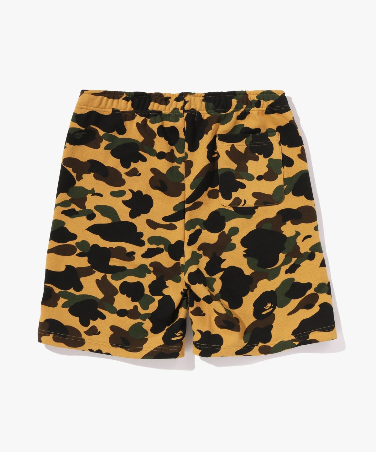 베이프(BAPE) 퍼스터 카모 샤크 스웨트 쇼츠(M) YELLOW