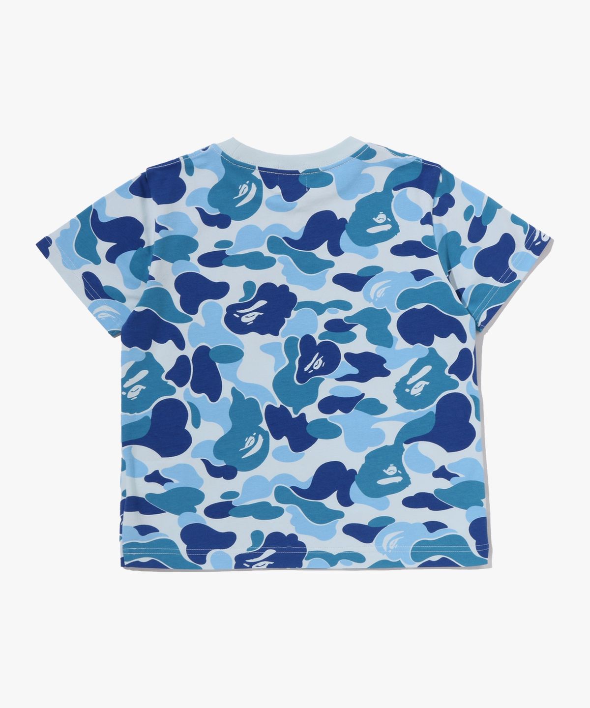 베이프 키즈(BAPE KIDS) ABC 카모 베이비 마일로 티셔츠(KIDS) BLUE