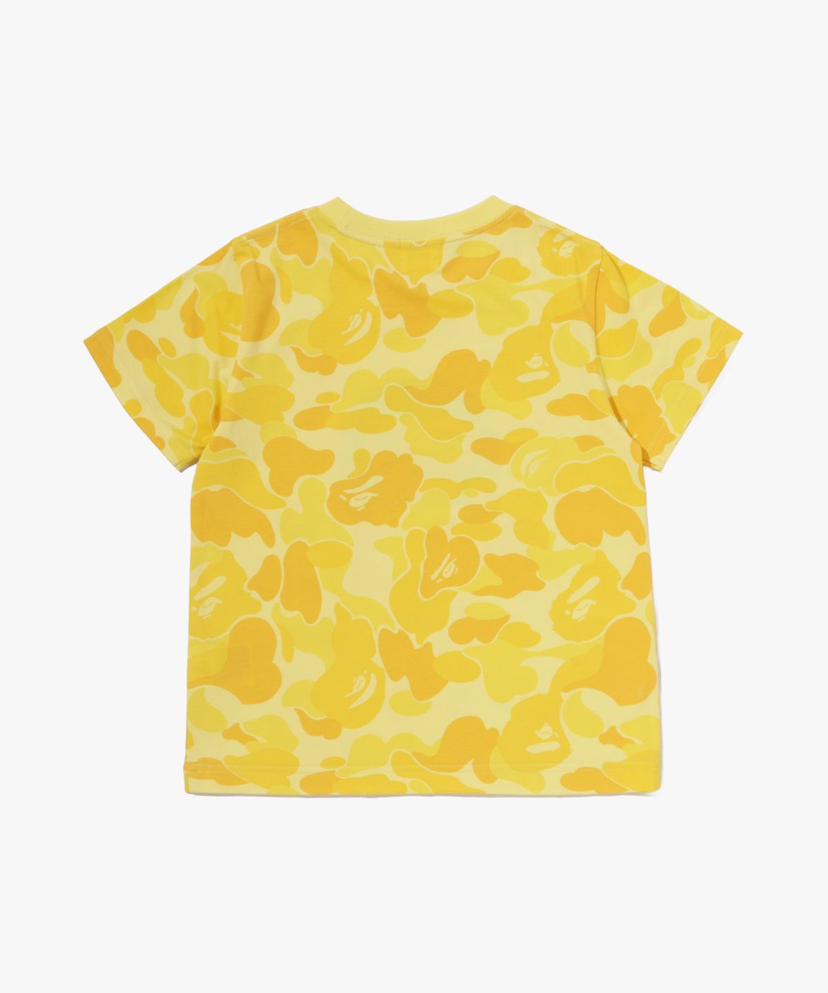 베이프 키즈(BAPE KIDS) ABC 카모 베이비 마일로 티셔츠(KIDS) YELLOW