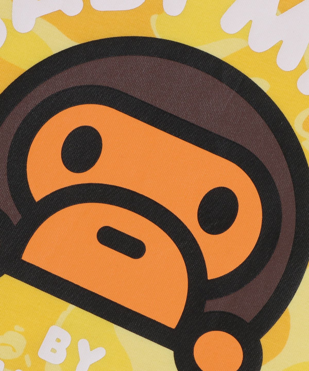 베이프 키즈(BAPE KIDS) ABC 카모 베이비 마일로 티셔츠(KIDS) YELLOW
