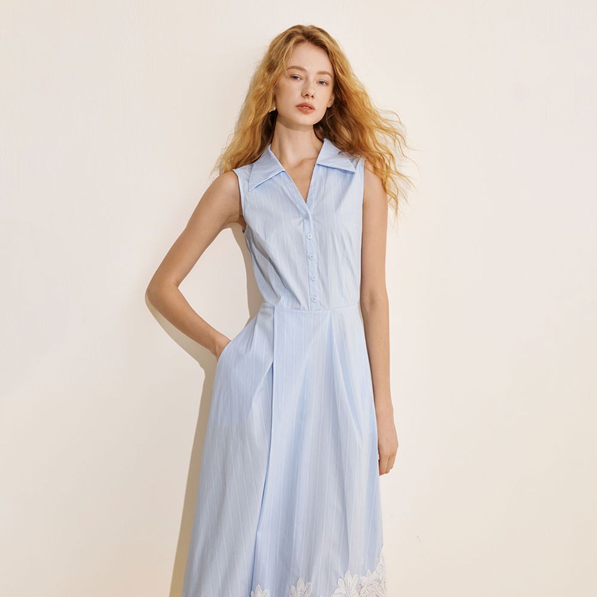 와이와이아이엠(YYIAM) YY_Sleeveless shirt dress
