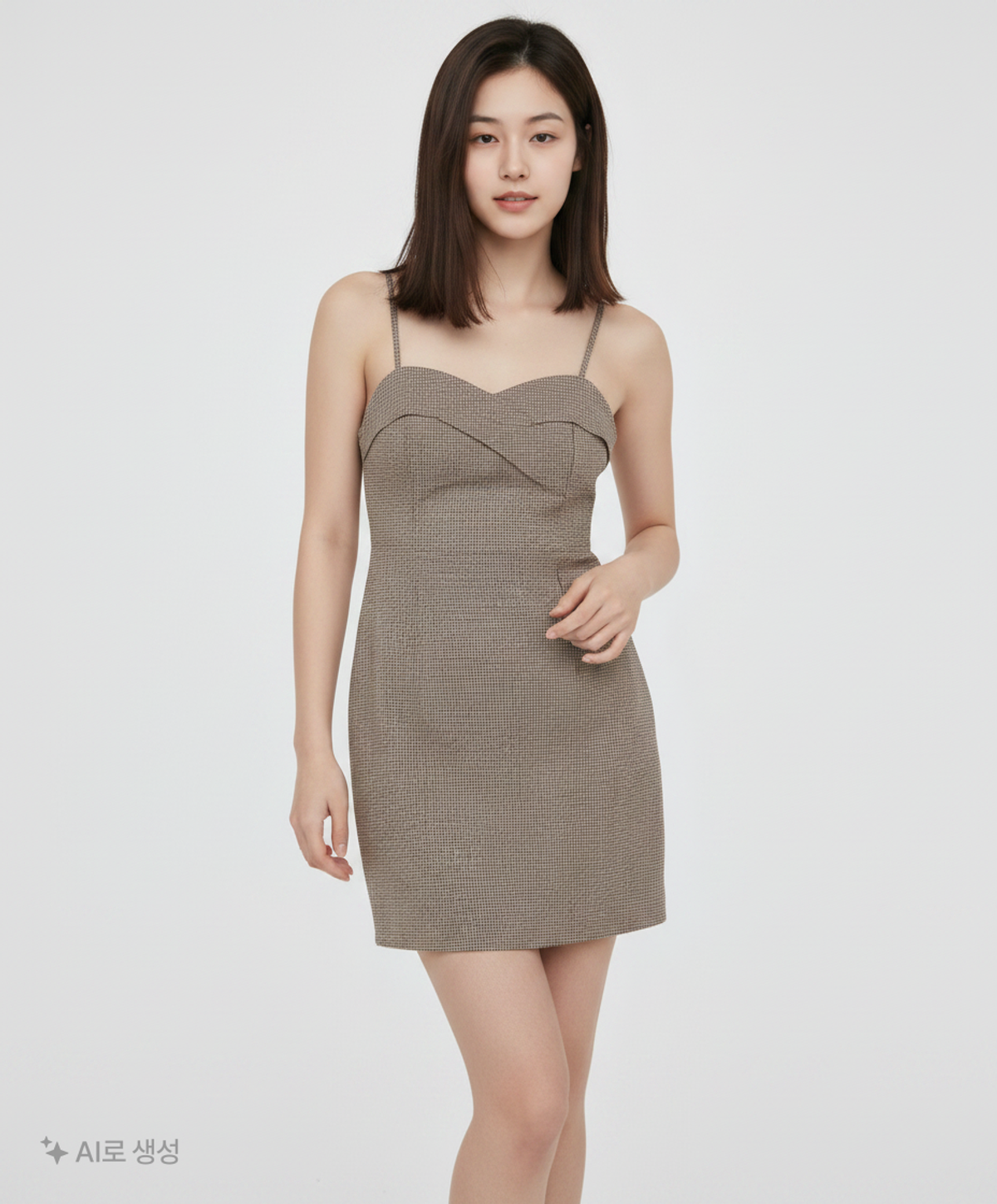 미쏘(MIXXO) 튤립라인 뷔스티에 미니원피스 MIWOWB212G M