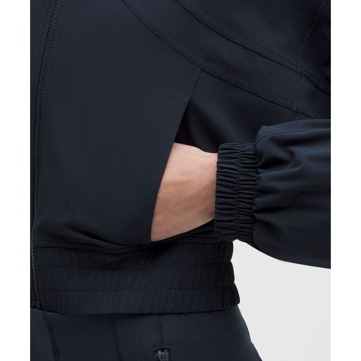 룰루레몬(LULULEMON) 디파인 후드 트랙 재킷 *스위프트  TRNV BLK