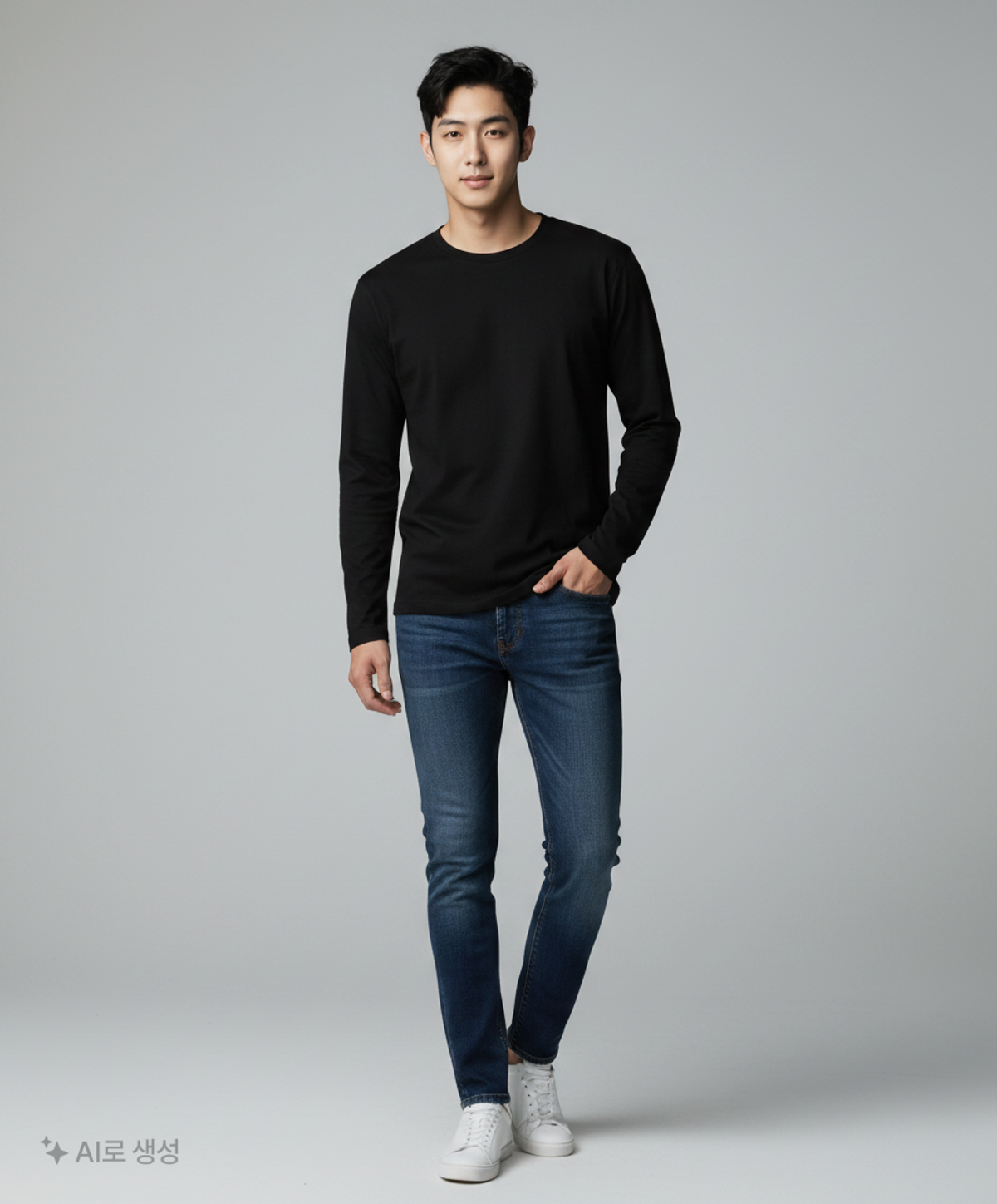 무신사 스탠다드(MUSINSA STANDARD) 긴소매 티셔츠 L