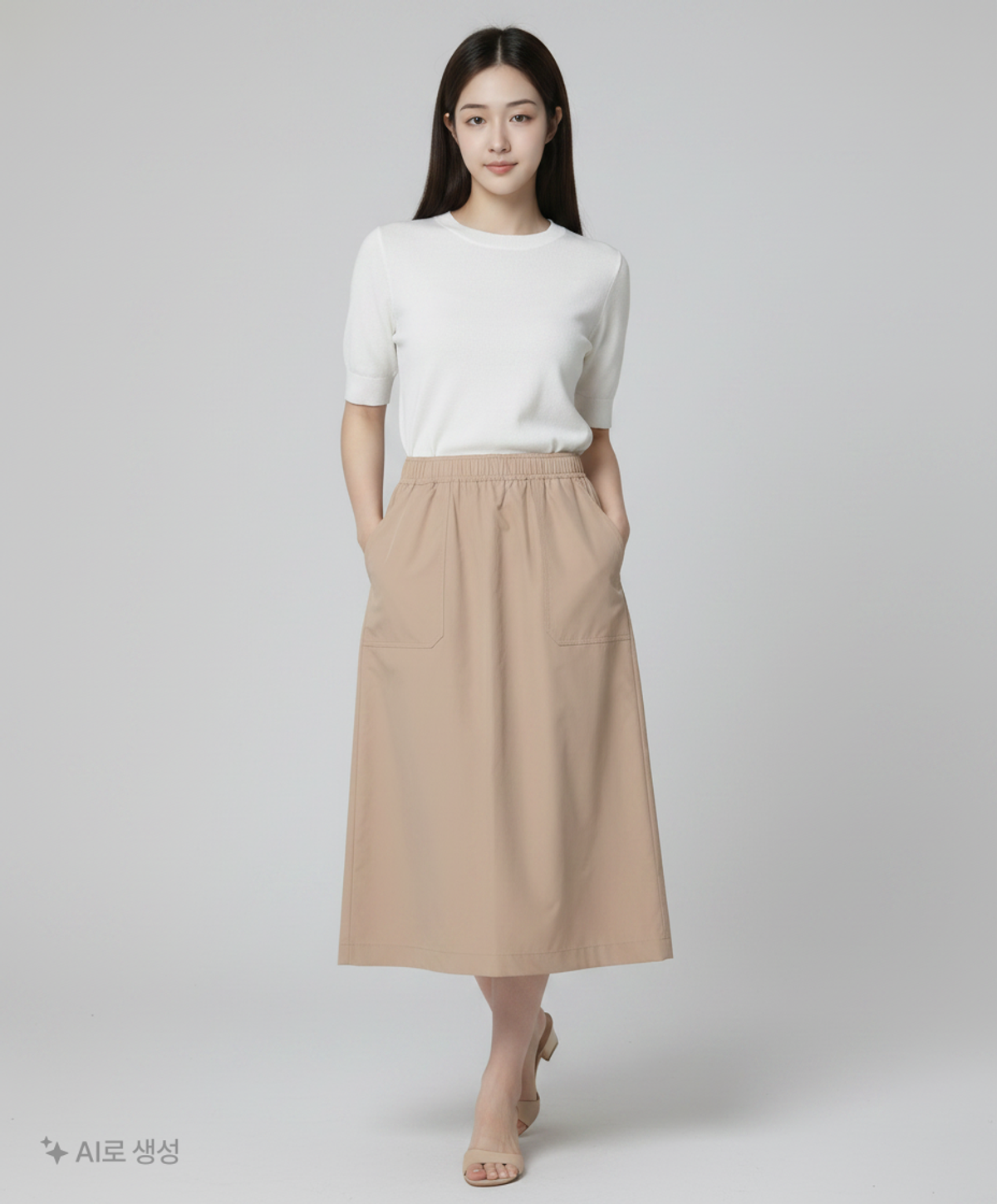 폴햄(POLHAM) 롱스커트 28