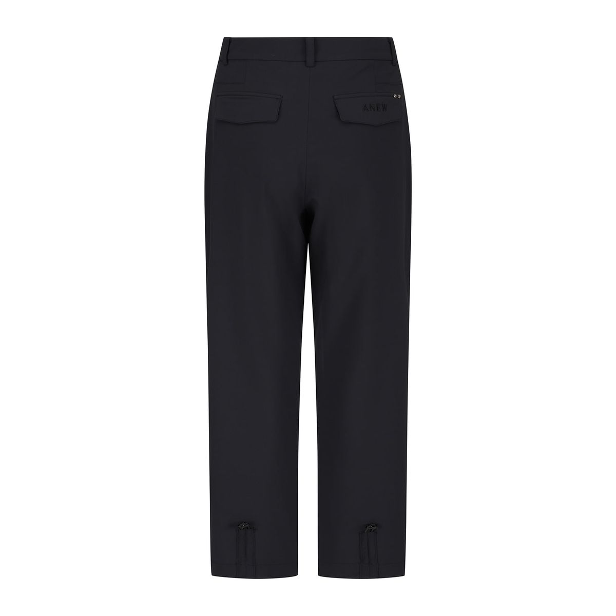 어뉴골프(ANEW GOLF) WOMEN TAPERED ZIP POINT PANTS_BK