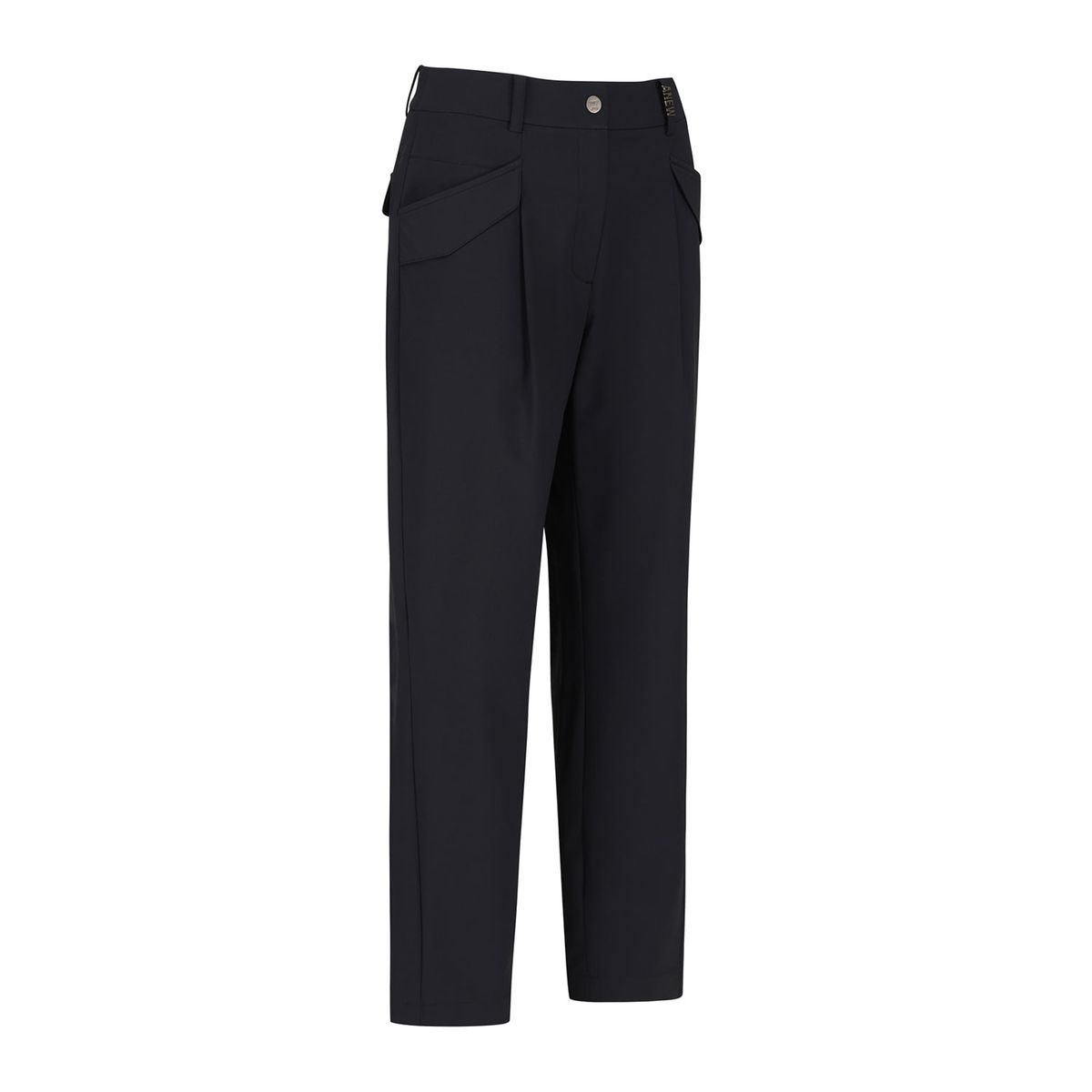 어뉴골프(ANEW GOLF) WOMEN TAPERED ZIP POINT PANTS_BK