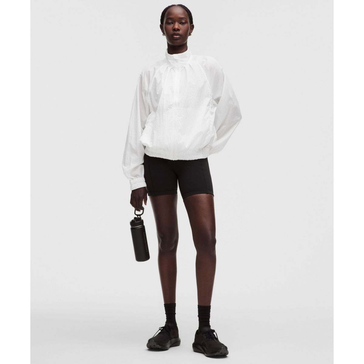 룰루레몬(LULULEMON) 라이트웨이트 플리티드 트랙 재킷  WHT