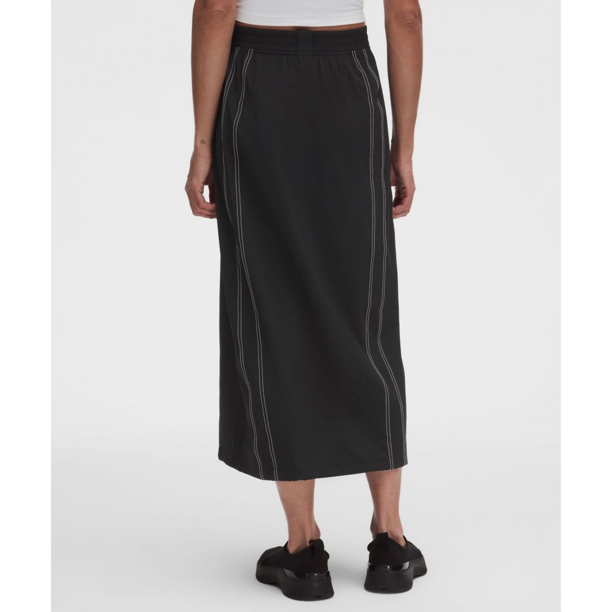 룰루레몬(LULULEMON) 디파인 하이라이즈 미디스커트 *스위프트  BLK LTIV