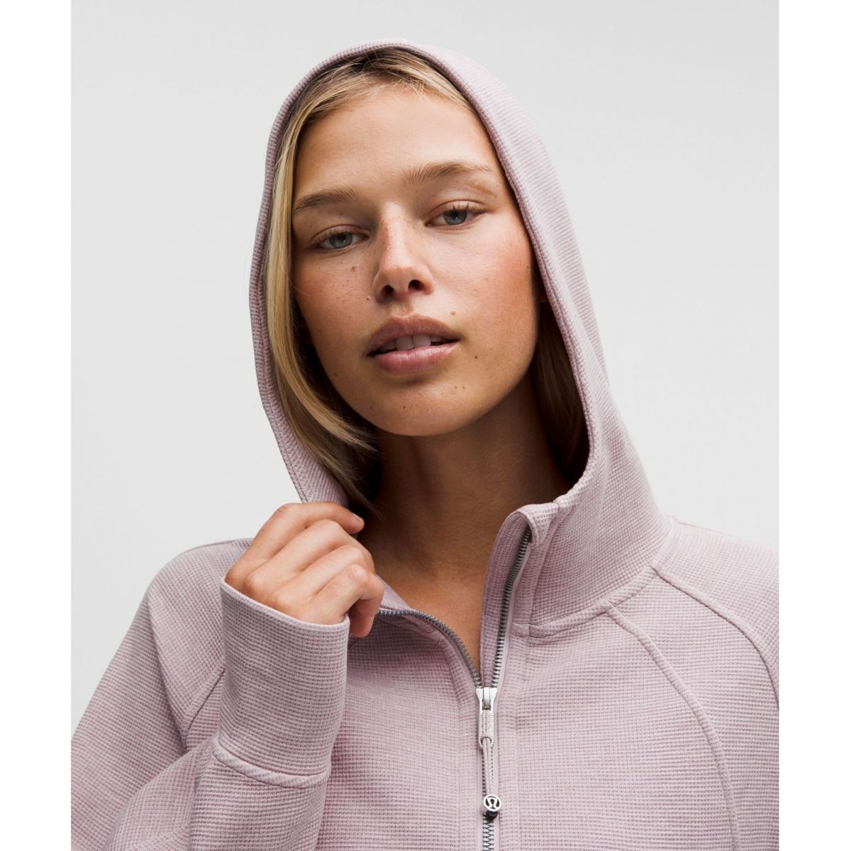 룰루레몬(LULULEMON) 스쿠바 오버사이즈드 풀집 후디 *와플  EDPO