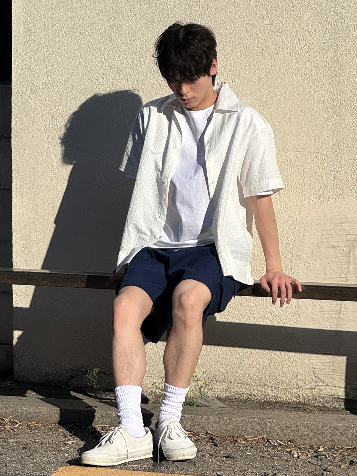 프라게(FRAGE) 프렌치 카고 하프 팬츠