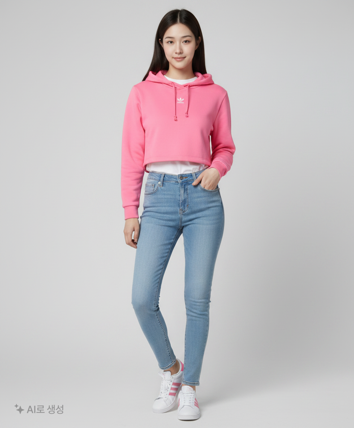아디다스(ADIDAS) 후드 티셔츠 XS