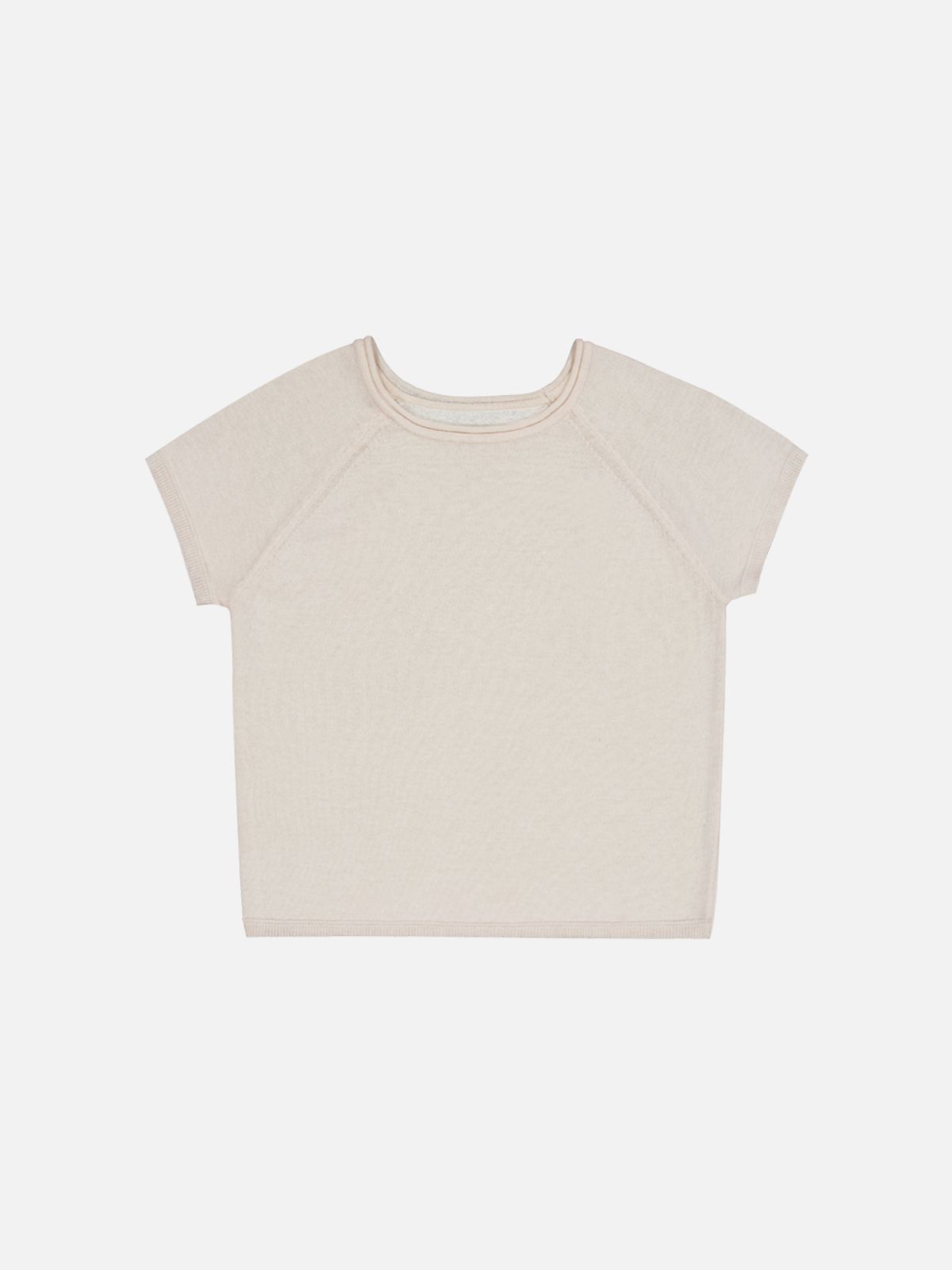 비올셋(BE ALL SET) Linen Raglan Short-Sleeve Knit_Ivory