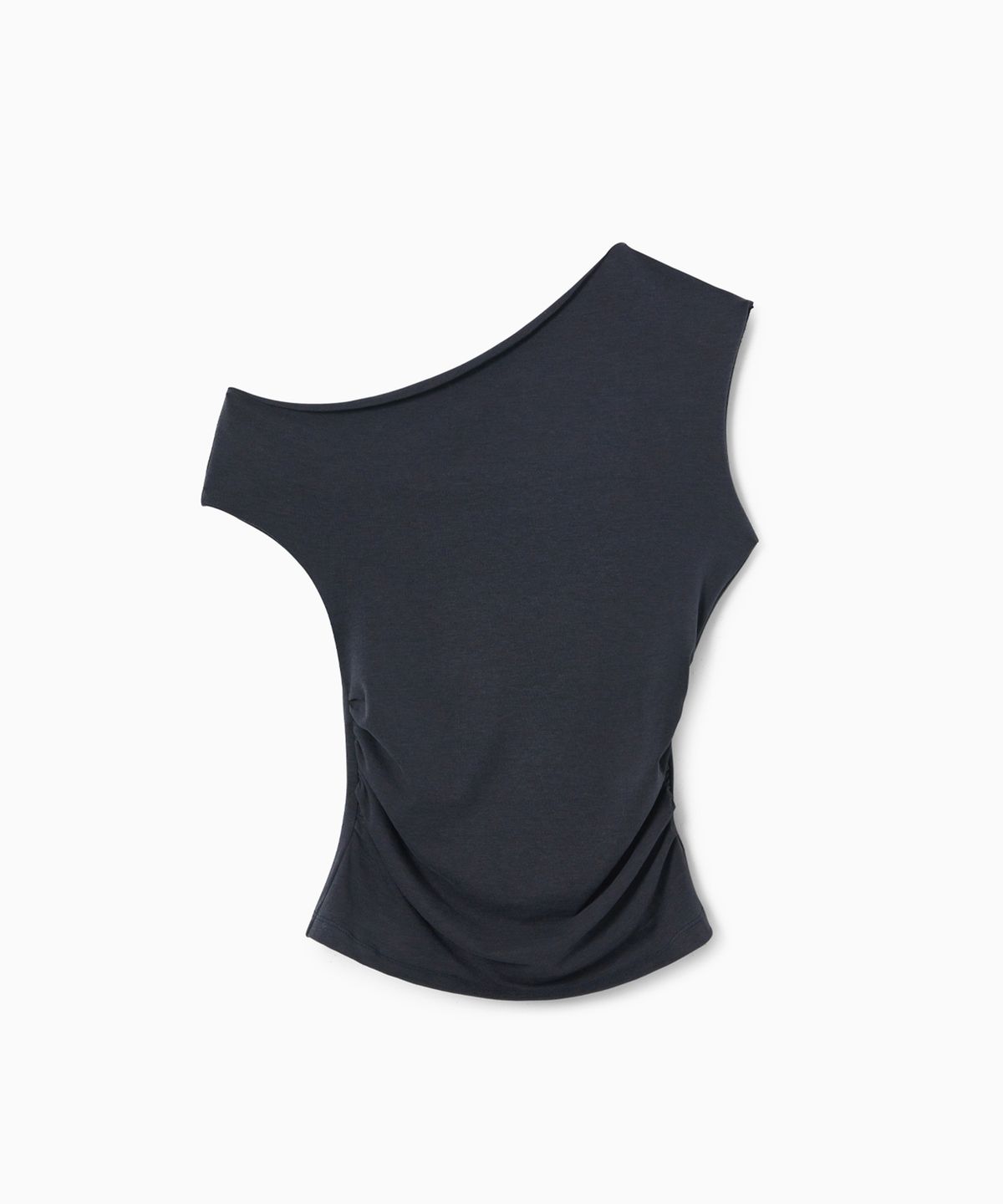 에스이오(s/e/o) ASYMMETRIC JERSEY TOP NAVY