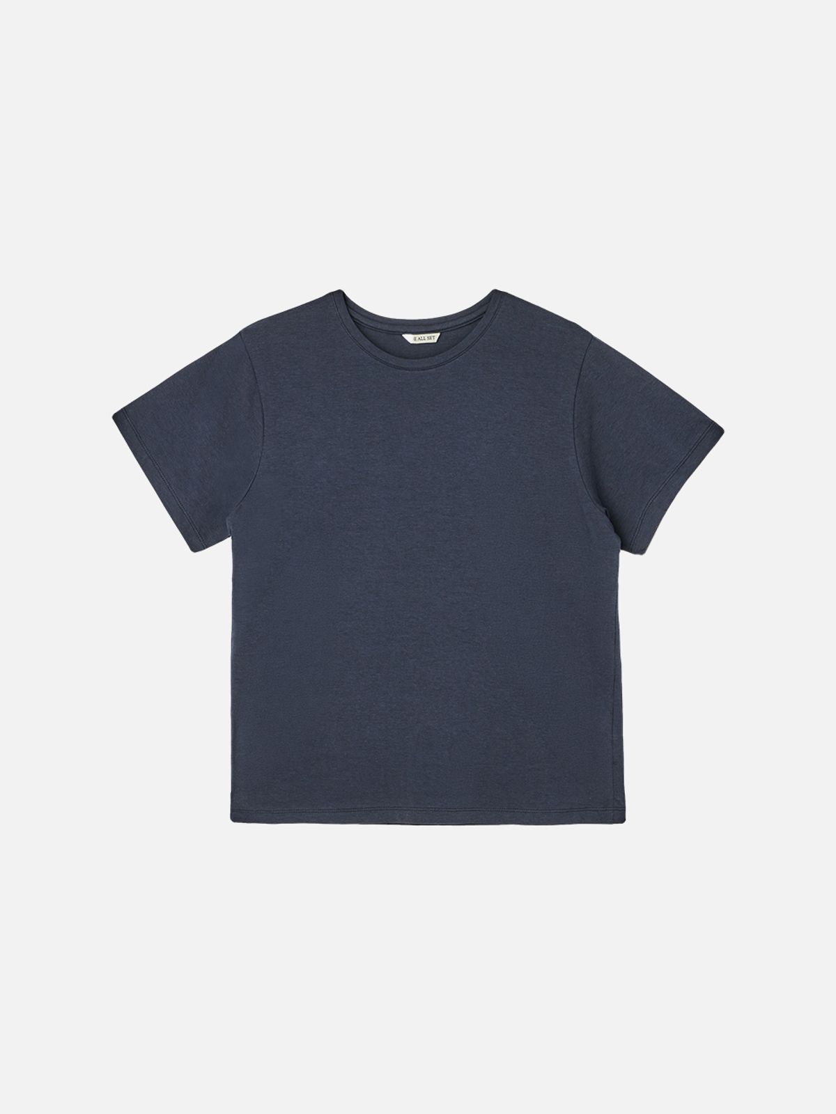 비올셋(BE ALL SET) Essential Modal T-Shirt_Navy