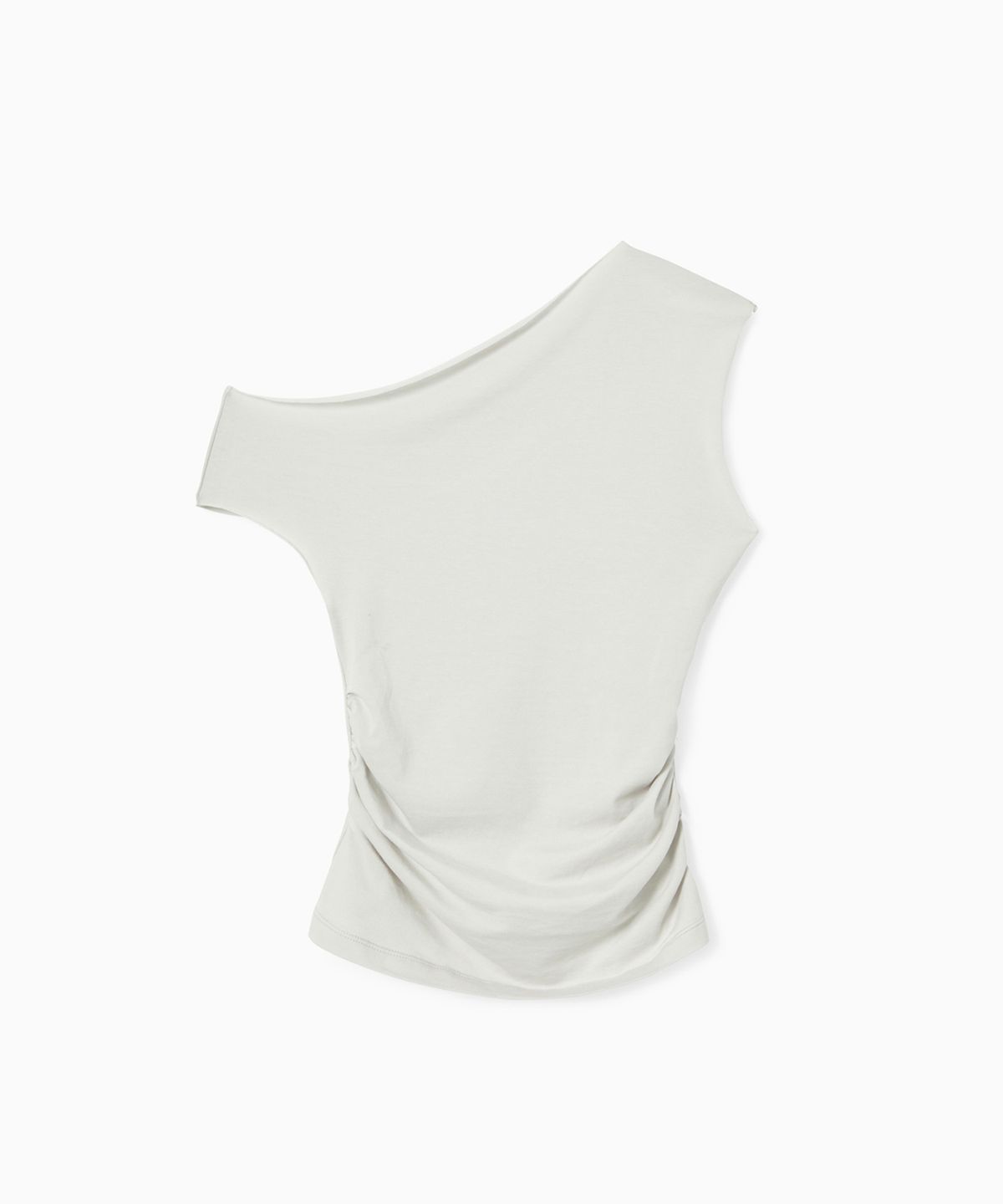 에스이오(s/e/o) ASYMMETRIC JERSEY TOP DOVE