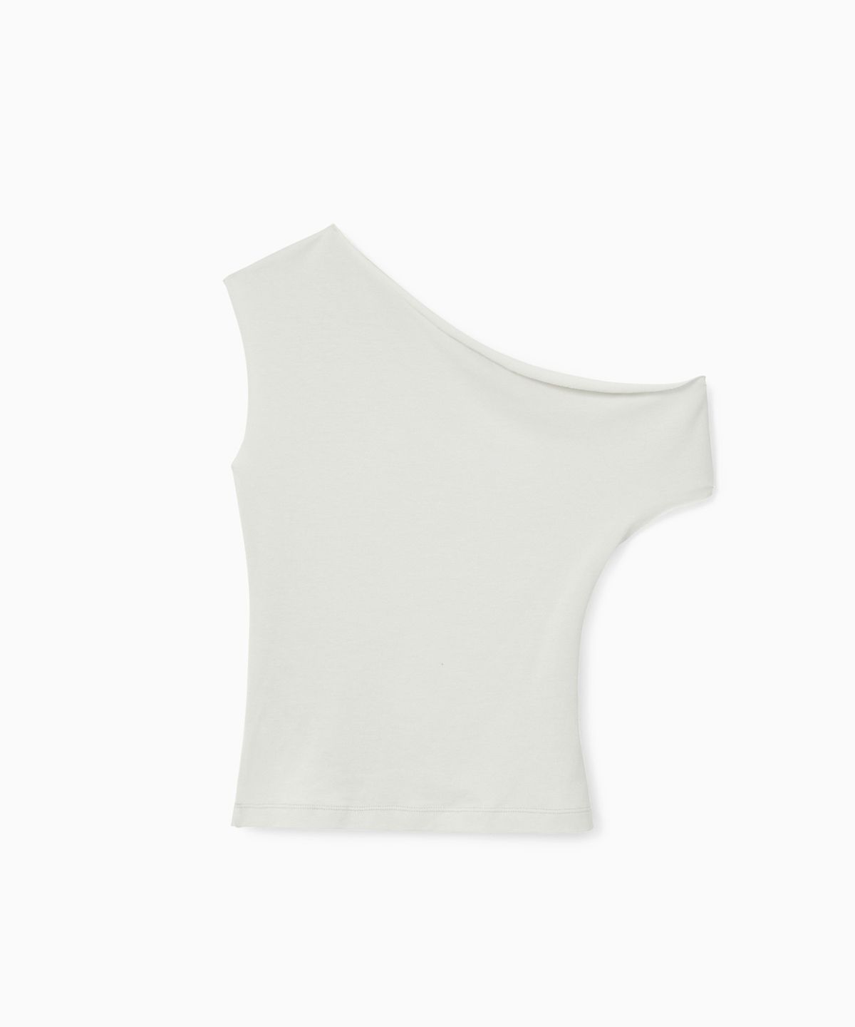에스이오(s/e/o) ASYMMETRIC JERSEY TOP DOVE