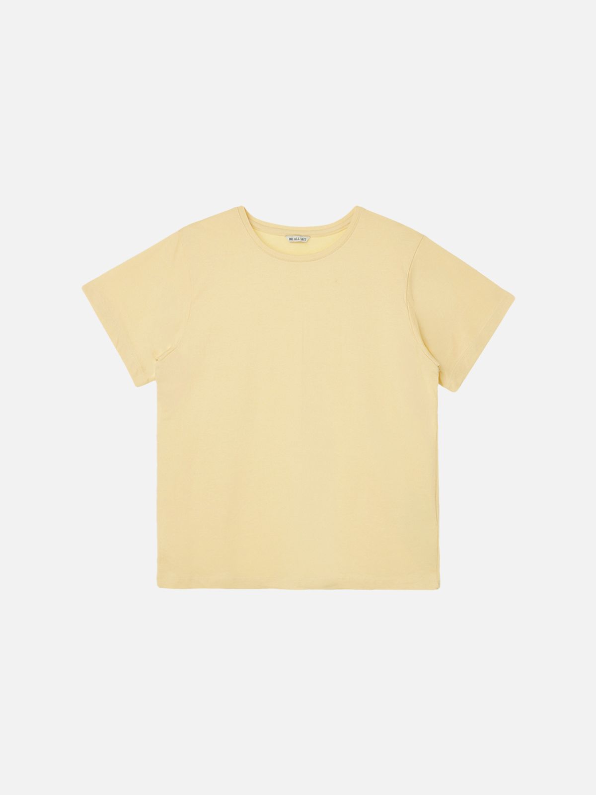 비올셋(BE ALL SET) Essential Modal T-Shirt_Yellow