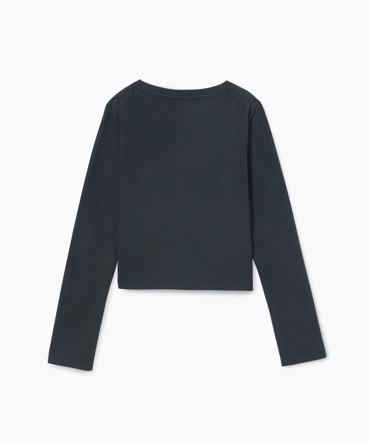 에스이오(s/e/o) SILKY V-NECK TEE CHARCOAL