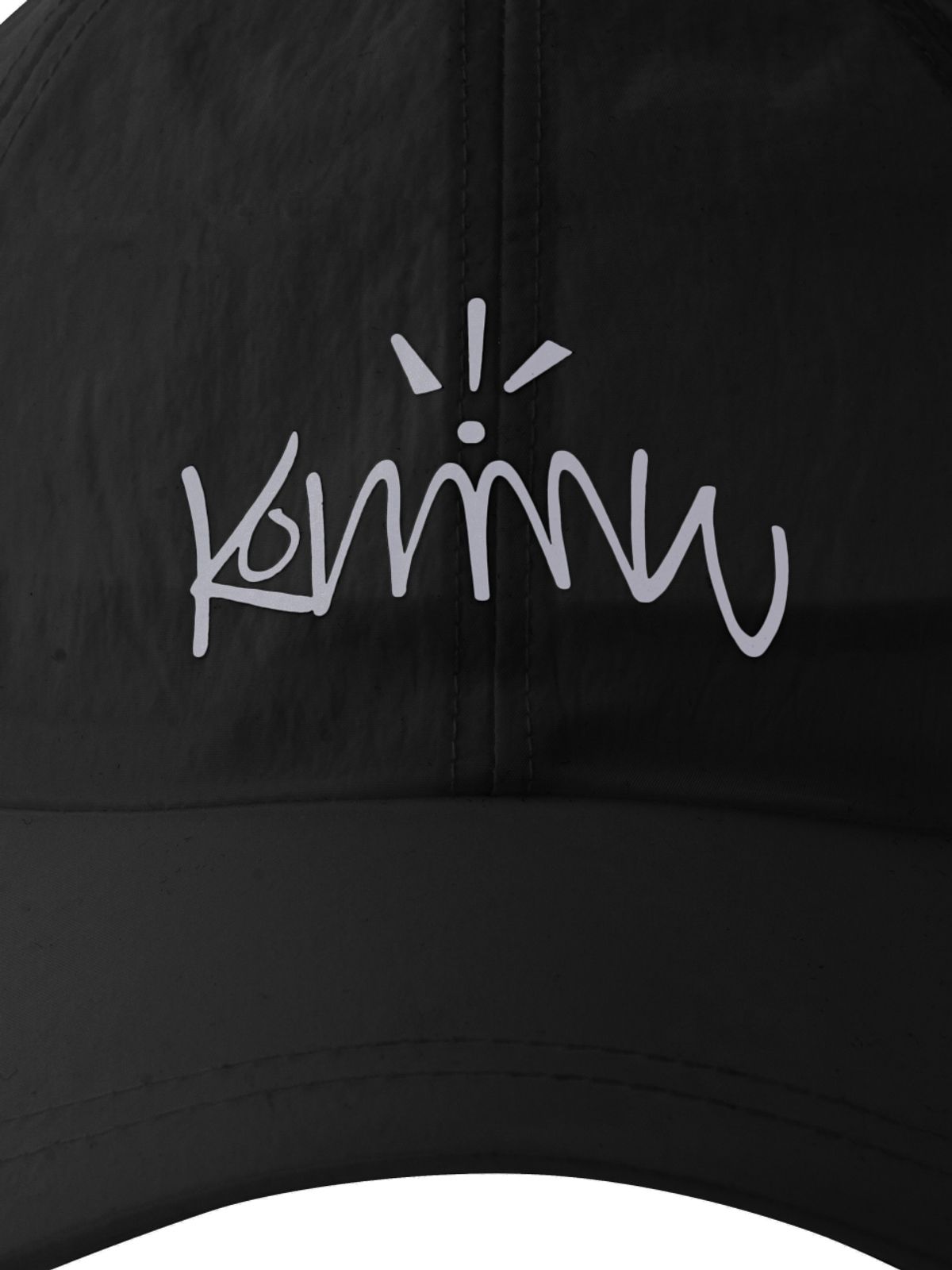 커뮨더웨어(KOMMUNTHEWEAR) 커뮨 로고 라운드 캡 블랙
