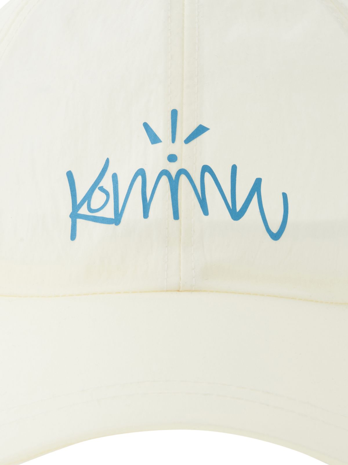 커뮨더웨어(KOMMUNTHEWEAR) 커뮨 로고 라운드 캡 아이보리