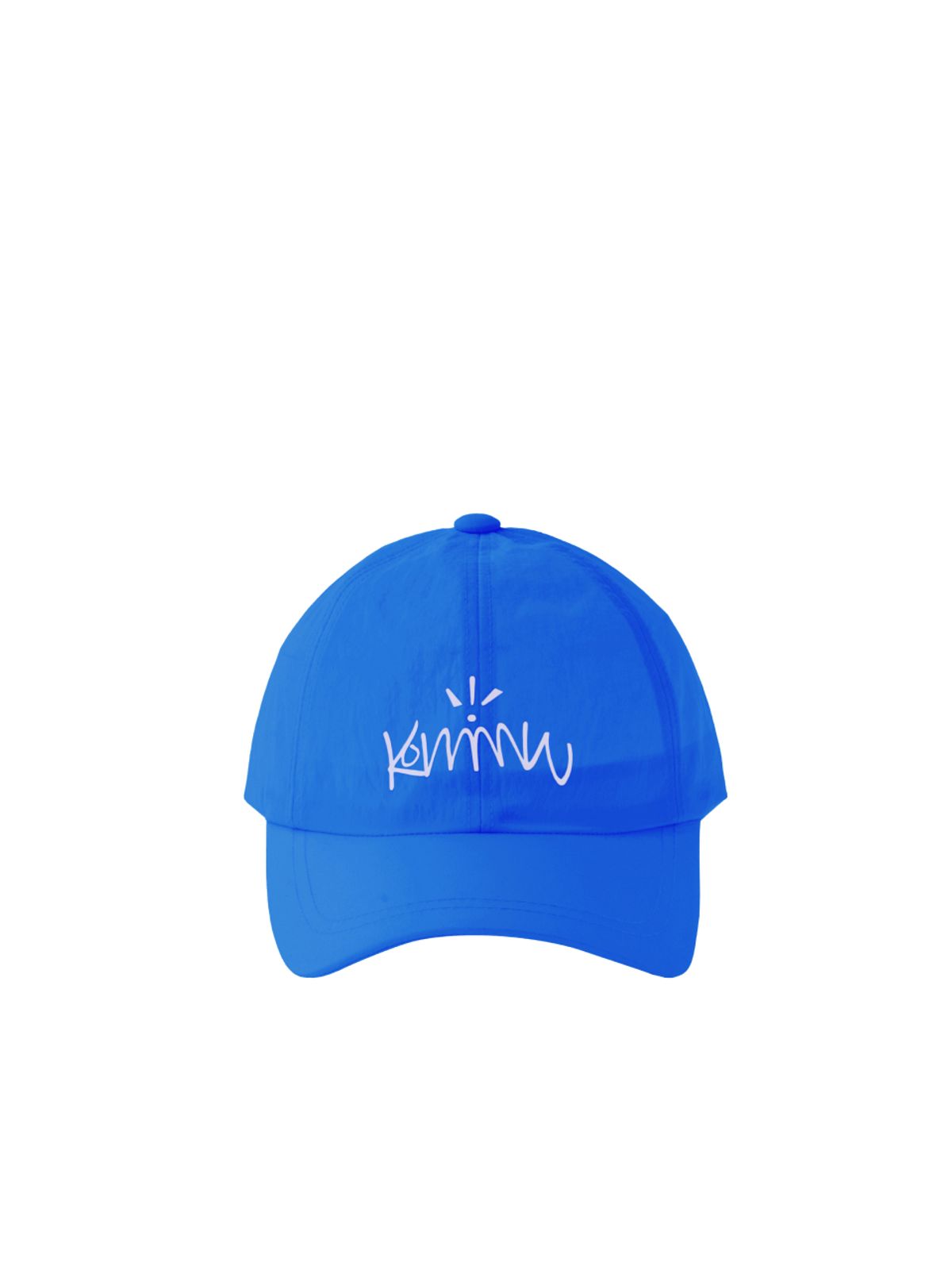 커뮨더웨어(KOMMUNTHEWEAR) 커뮨 로고 라운드 캡 블루