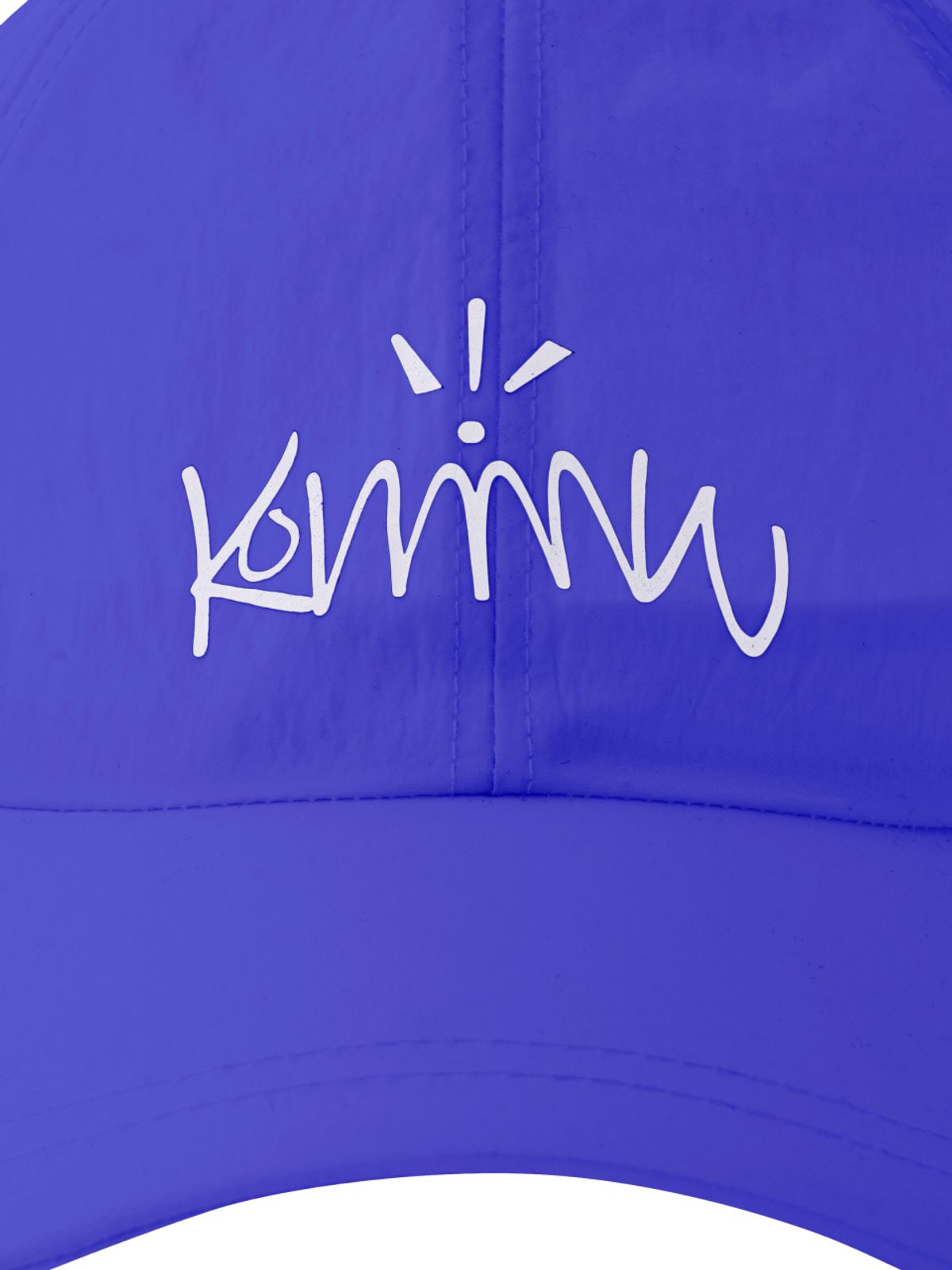 커뮨더웨어(KOMMUNTHEWEAR) 커뮨 로고 라운드 캡 바이올렛