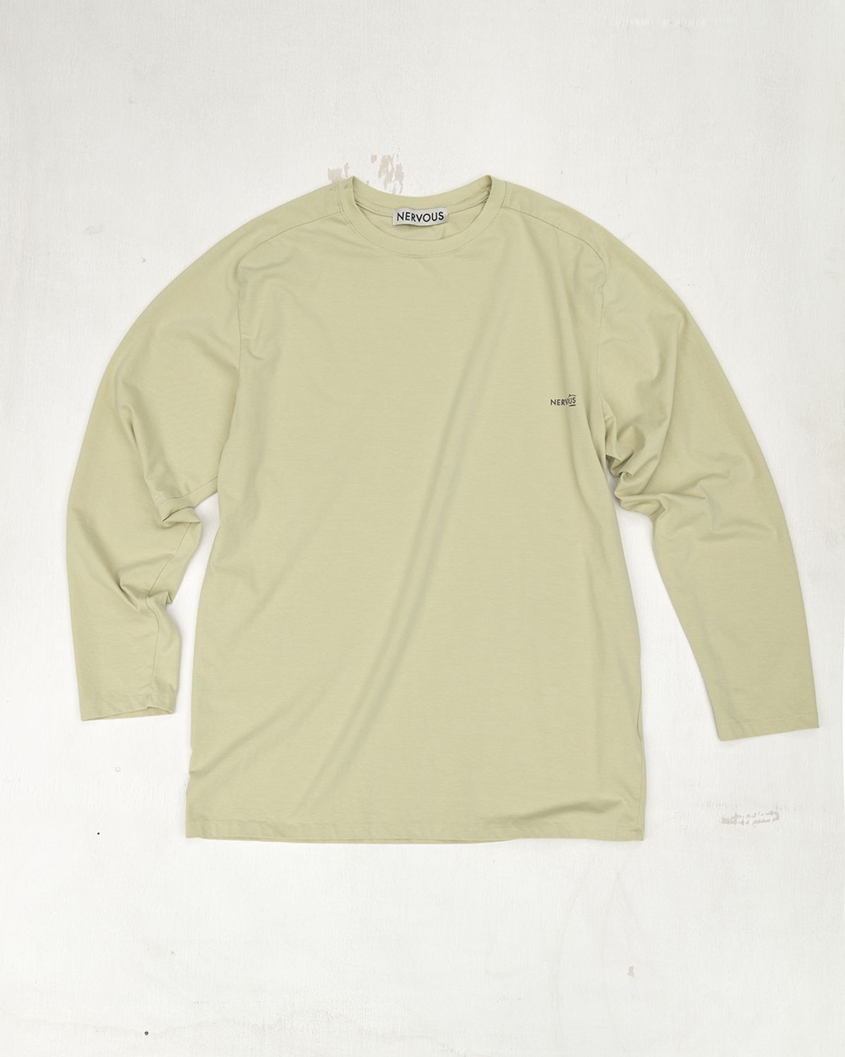 너버스(NERVOUS) LONG SLIDER T SHIRT  _  olive