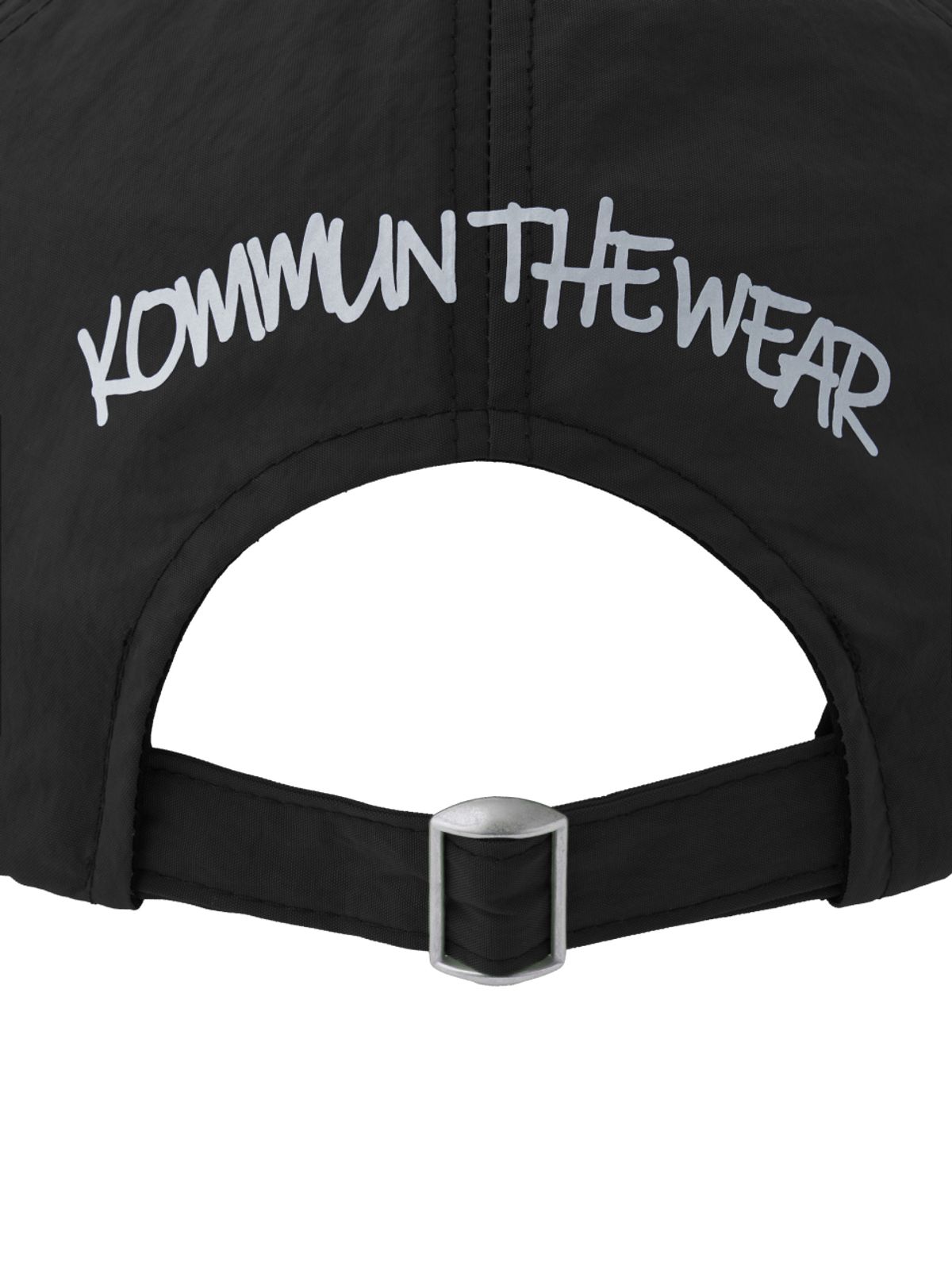 커뮨더웨어(KOMMUNTHEWEAR) 커뮨 심볼 라운드 캡 블랙