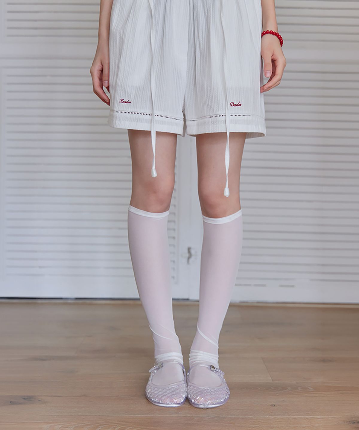 런던다다(LONDONDADA) Easy Lace Cotton Short Pants, 2colors