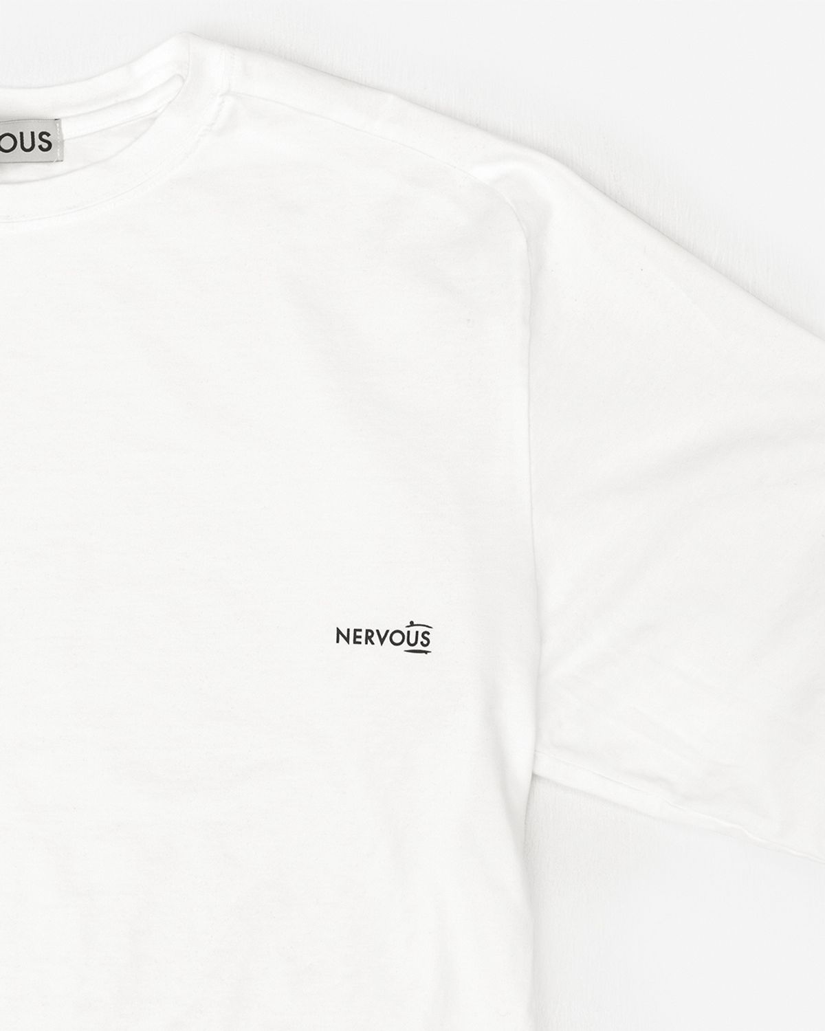 너버스(NERVOUS) LONG SLIDER T SHIRT  _  white