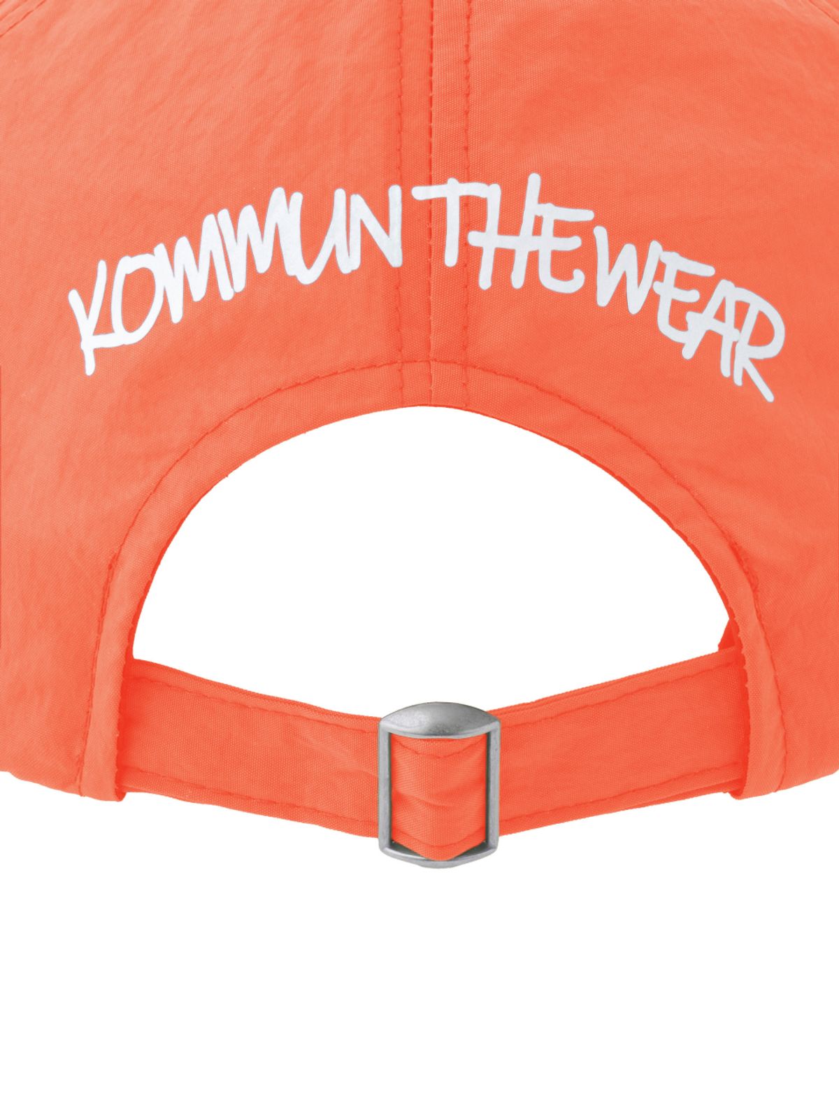 커뮨더웨어(KOMMUNTHEWEAR) 커뮨 심볼 라운드 캡 오렌지