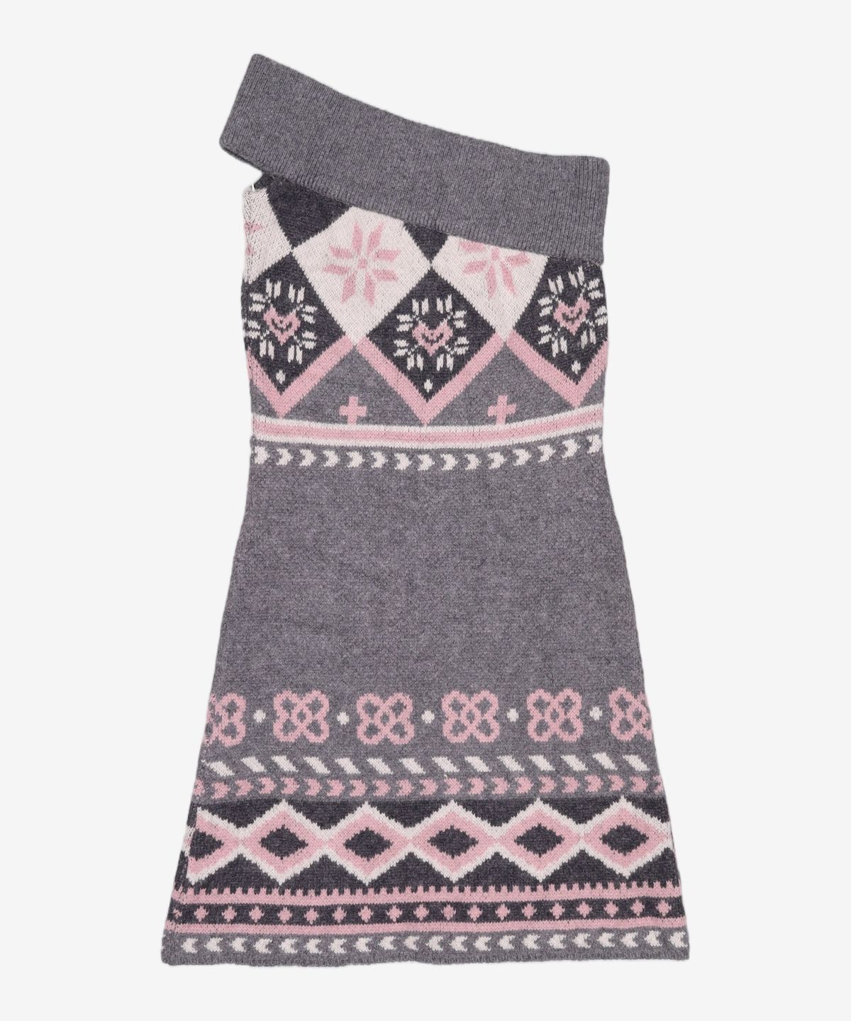 매드핑크(MADPINK) PAIR ISLE OFF SHOULDER KNIT DRESS F