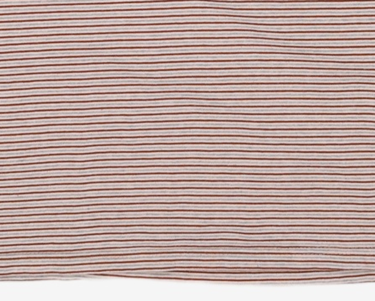 클로티(CLOTTY) STRIPE JELLY PATCH LONG SLEEVE BROWN(CY2AFFT553A) FREE