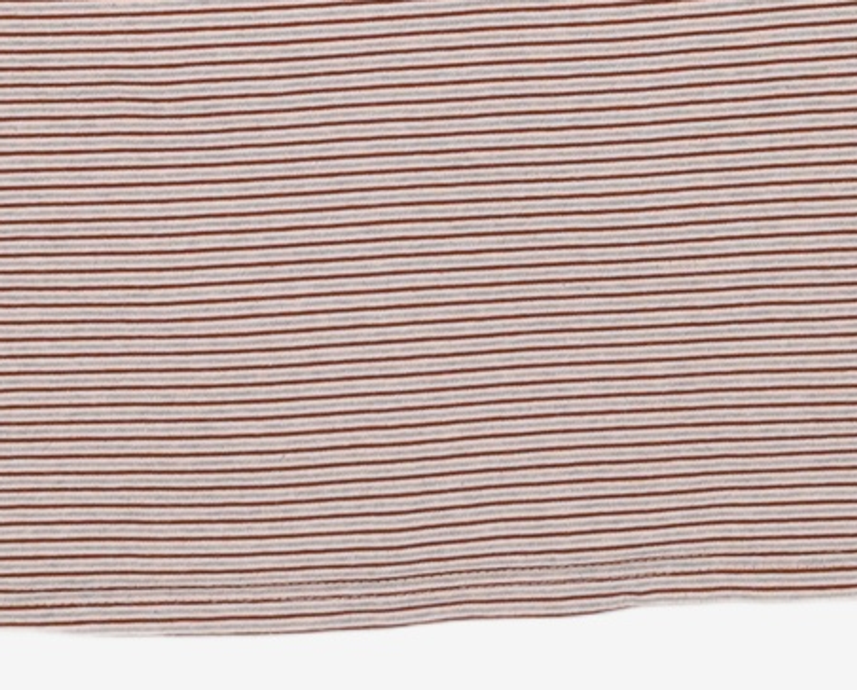 클로티(CLOTTY) STRIPE JELLY PATCH LONG SLEEVE BROWN(CY2AFFT553A) FREE